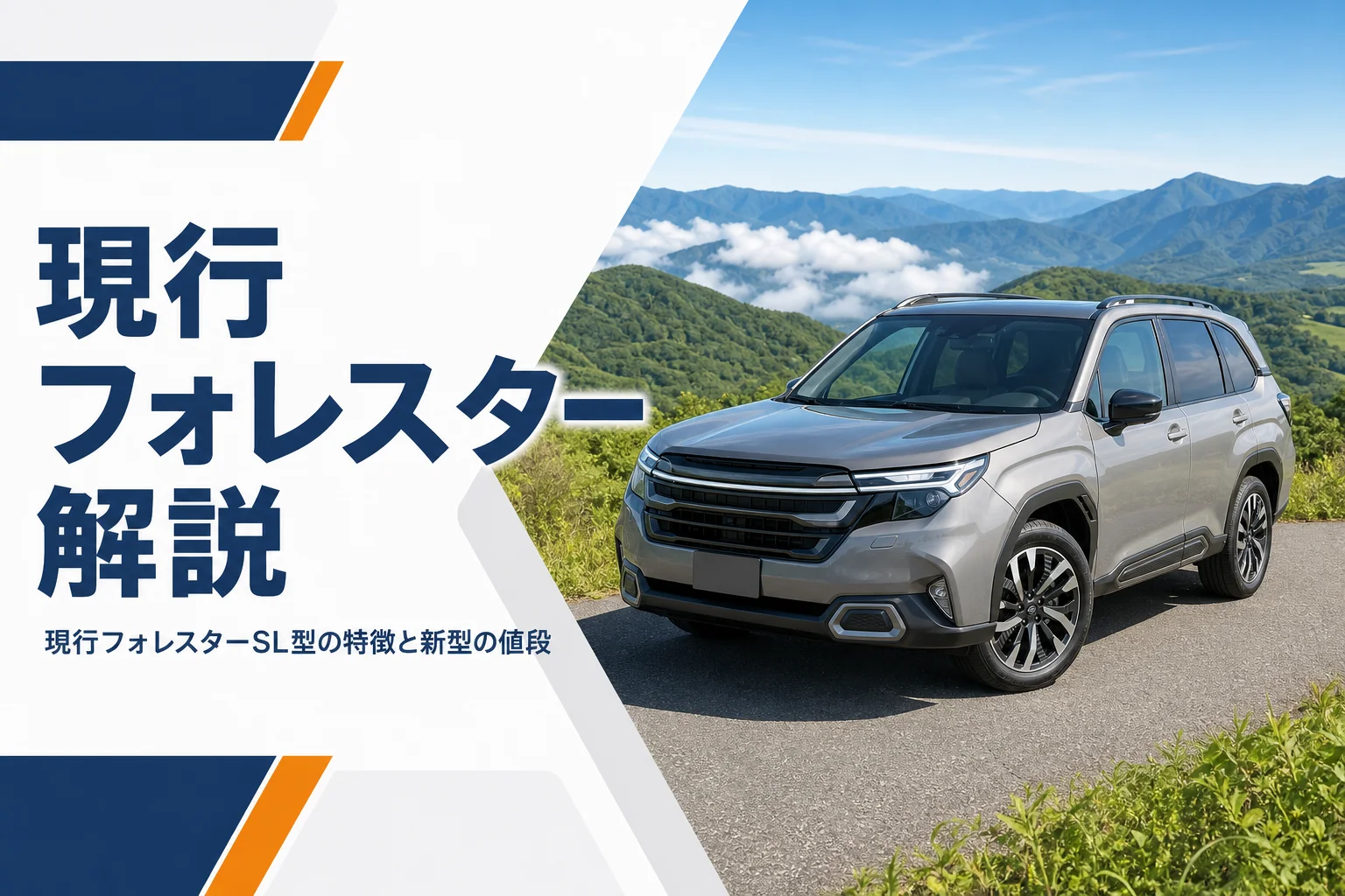 現行フォレスター(SL型)の特徴と評価を解説する記事のアイキャッチ